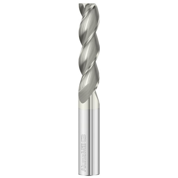 Fullerton Tool 3-Flute - 37.5Deg Helix - 3833 AlumaMill G3 HP End Mills, FC5, RH Spiral, Square, Extra-Long, 3/4 27042 - main